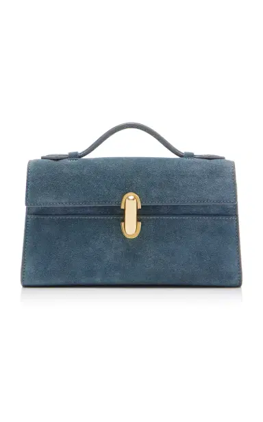 Savette The Symmetry Suede Pochette | Thumbnail 2 Savette The Symmetry Suede Pochette | Thumbnail 2