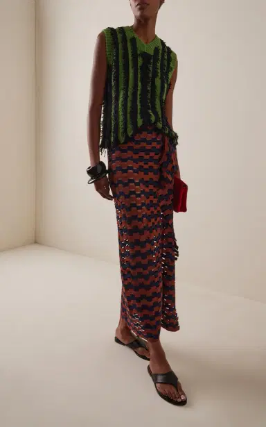 ZANKOV Lorna Embroidered Cotton-Blend Vest | Thumbnail 3 ZANKOV Lorna Embroidered Cotton-Blend Vest | Thumbnail 3