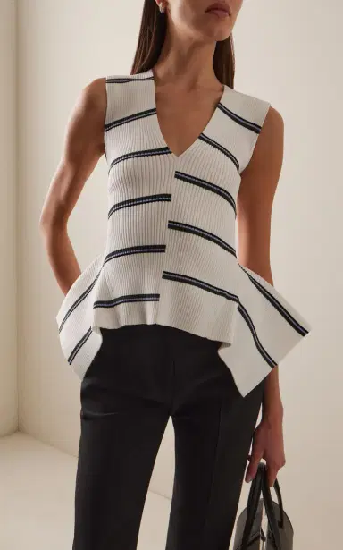 Proenza Schouler Eugenie Ribbed Knit Tank Top | Thumbnail 3 Proenza Schouler Eugenie Ribbed Knit Tank Top | Thumbnail 3