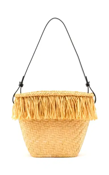 Proenza Schouler Fringed Raffia Bucket Bag | Thumbnail 2 Proenza Schouler Fringed Raffia Bucket Bag | Thumbnail 2