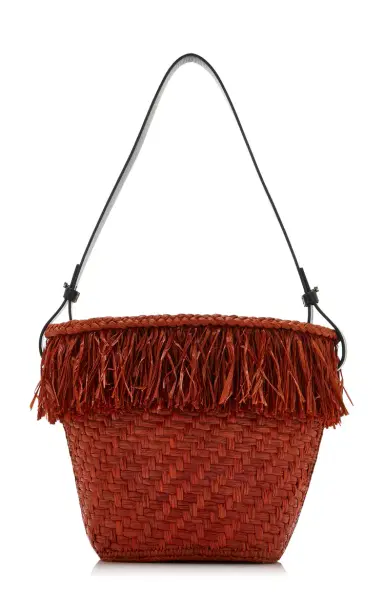 Proenza Schouler Fringed Raffia Bucket Bag | Thumbnail 5 Proenza Schouler Fringed Raffia Bucket Bag | Thumbnail 5