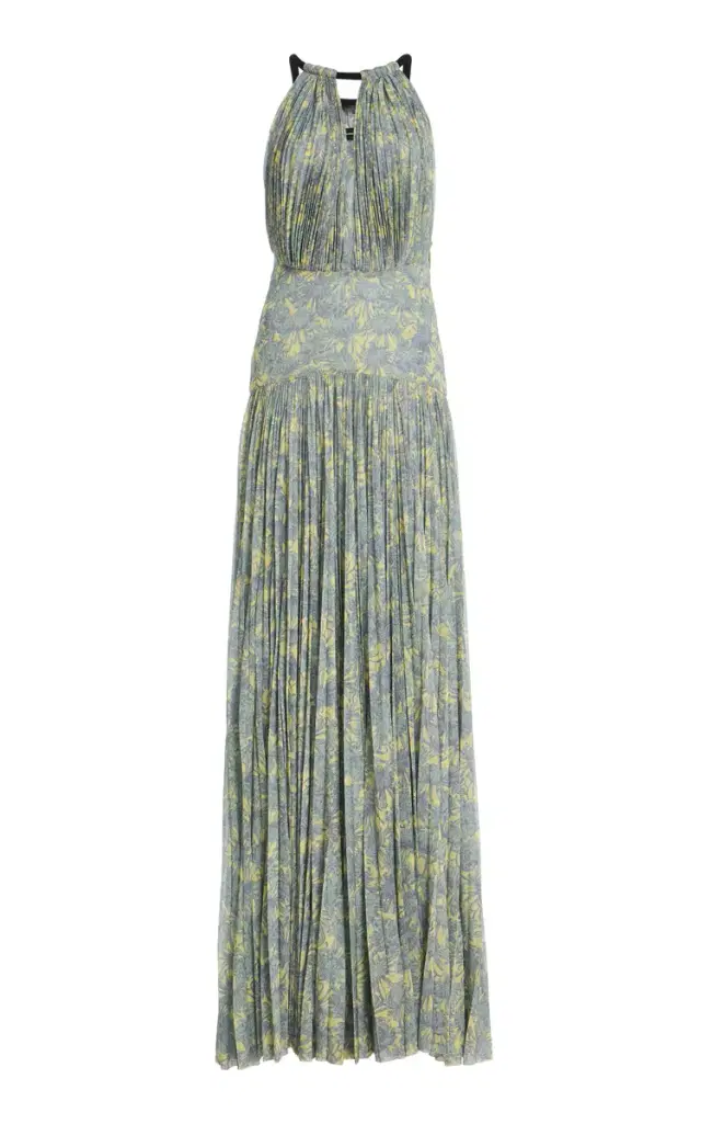 Aveline Printed Plisse Maxi Dress Aveline Printed Plisse Maxi Dress