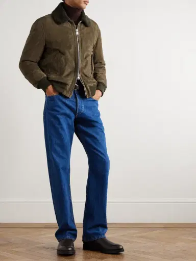 Valstar Cudden Shearling-Trimmed Suede Down Aviator Jacket - Men | Thumbnail 2 Valstar Cudden Shearling-Trimmed Suede Down Aviator Jacket - Men | Thumbnail 2