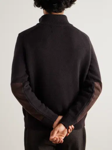 Purdey Hertford Wool Half-Zip Sweater - Men | Thumbnail 4 Purdey Hertford Wool Half-Zip Sweater - Men | Thumbnail 4