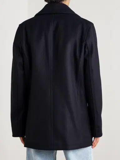 Private White V.C. The Manchester Wool Peacoat - Men | Thumbnail 4 Private White V.C. The Manchester Wool Peacoat - Men | Thumbnail 4