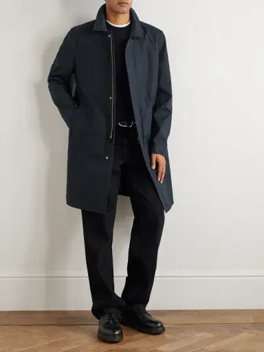Private White V.C. Jack's Mac Cotton Coat - Men | Thumbnail 2 Private White V.C. Jack's Mac Cotton Coat - Men | Thumbnail 2