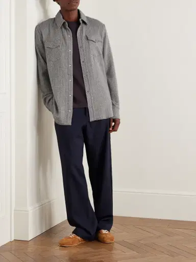 God’s True Cashmere Striped Cashmere Shirt - Men | Thumbnail 2 God’s True Cashmere Striped Cashmere Shirt - Men | Thumbnail 2