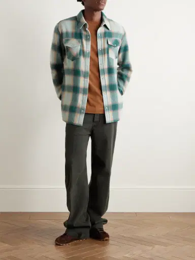 God’s True Cashmere Checked Cashmere Shirt - Men | Thumbnail 2 God’s True Cashmere Checked Cashmere Shirt - Men | Thumbnail 2