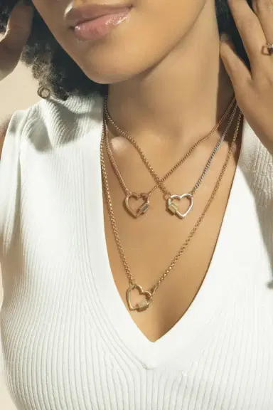 Marla Aaron Rolo Chain Necklace - 24in | Thumbnail 4 Marla Aaron Rolo Chain Necklace - 24in | Thumbnail 4