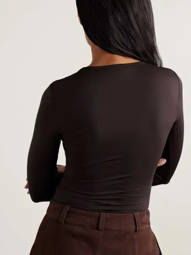 AGOLDE Aura Stretch-jersey Thong Bodysuit | Thumbnail 4 AGOLDE Aura Stretch-jersey Thong Bodysuit | Thumbnail 4