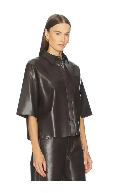 Citizens of Humanity Frances Cropped Cape Button Up | Thumbnail 2 Citizens of Humanity Frances Cropped Cape Button Up | Thumbnail 2