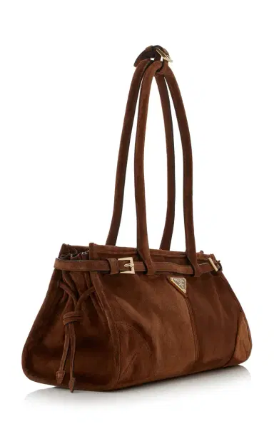 Prada Bonnie Small Suede Bag | Thumbnail 3 Prada Bonnie Small Suede Bag | Thumbnail 3