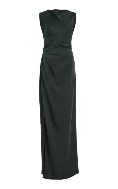 LAPOINTE Ruched Satin Gown | Thumbnail 1 LAPOINTE Ruched Satin Gown | Thumbnail 1