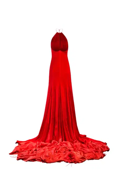 ALEJANDRA ALONSO ROJAS Dip-Dyed Silk Halter Gown | Thumbnail 6 ALEJANDRA ALONSO ROJAS Dip-Dyed Silk Halter Gown | Thumbnail 6
