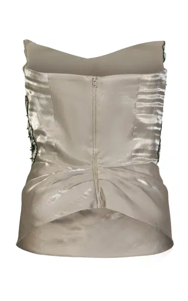 La Fuori Minted Sage Embroidered Corset | Thumbnail 6 La Fuori Minted Sage Embroidered Corset | Thumbnail 6