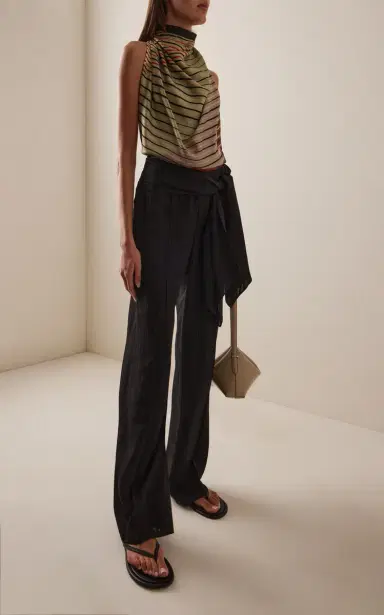 Kallmeyer Ulla Wide-Leg Tie-Waist Trousers | Thumbnail 2 Kallmeyer Ulla Wide-Leg Tie-Waist Trousers | Thumbnail 2