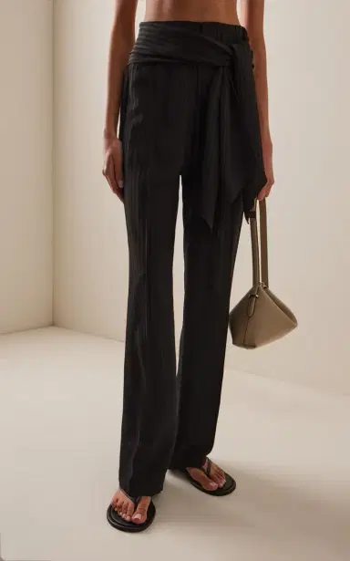 Kallmeyer Ulla Wide-Leg Tie-Waist Trousers | Thumbnail 3 Kallmeyer Ulla Wide-Leg Tie-Waist Trousers | Thumbnail 3