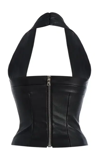LaQuan Smith Leather Halter Top | Thumbnail 13 LaQuan Smith Leather Halter Top | Thumbnail 13