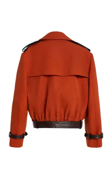 LaQuan Smith Belted Stretch-Cotton Jacket | Thumbnail 3 LaQuan Smith Belted Stretch-Cotton Jacket | Thumbnail 3
