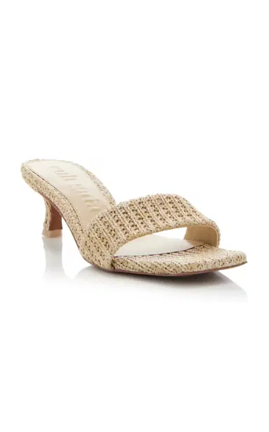 Cult Gaia Ada Raffia Sandals - Neutral | Thumbnail 5 Cult Gaia Ada Raffia Sandals - Neutral | Thumbnail 5