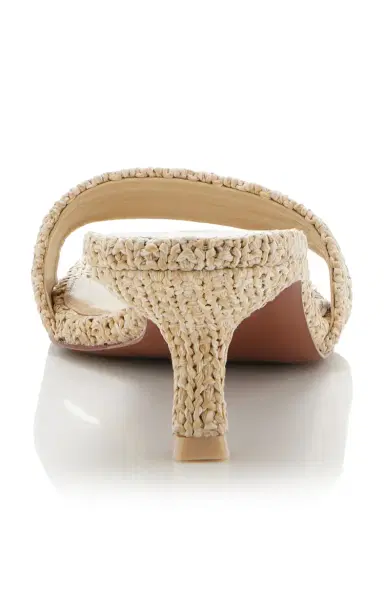 Cult Gaia Ada Raffia Sandals - Neutral | Thumbnail 6 Cult Gaia Ada Raffia Sandals - Neutral | Thumbnail 6