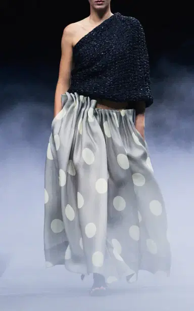 Khaite Riley Gathered Silk Gazar Maxi Skirt | Thumbnail 2 Khaite Riley Gathered Silk Gazar Maxi Skirt | Thumbnail 2