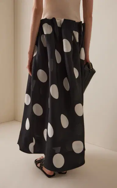 Khaite Riley Gathered Silk Gazar Maxi Skirt | Thumbnail 6 Khaite Riley Gathered Silk Gazar Maxi Skirt | Thumbnail 6
