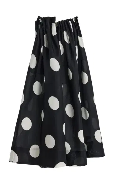 Khaite Riley Gathered Silk Gazar Maxi Skirt | Thumbnail 9 Khaite Riley Gathered Silk Gazar Maxi Skirt | Thumbnail 9