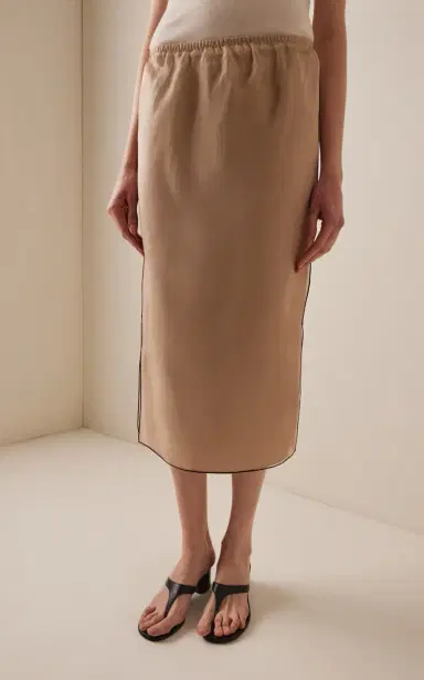 Khaite Sydni Silk Organza Midi Skirt | Thumbnail 3 Khaite Sydni Silk Organza Midi Skirt | Thumbnail 3