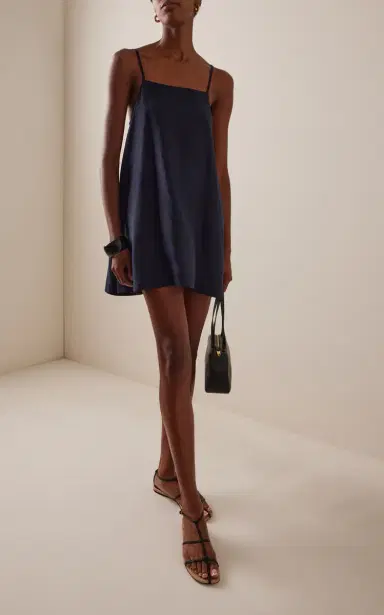 BONDI BORN Leiden Flared Linen Mini Dress | Thumbnail 2 BONDI BORN Leiden Flared Linen Mini Dress | Thumbnail 2