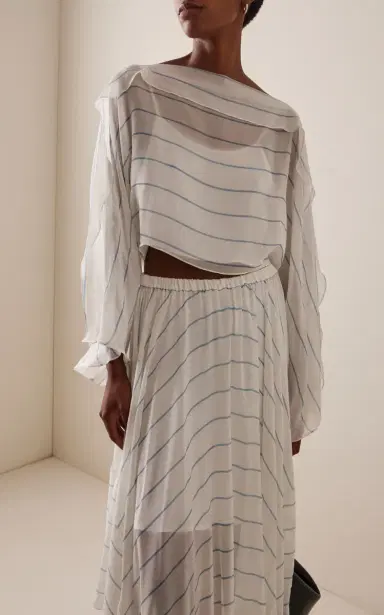 BONDI BORN Capri Silk Kimono Top | Thumbnail 2 BONDI BORN Capri Silk Kimono Top | Thumbnail 2