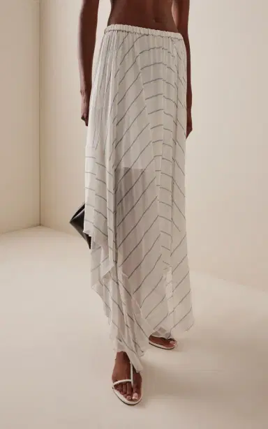 BONDI BORN Capri Silk Square Skirt | Thumbnail 3 BONDI BORN Capri Silk Square Skirt | Thumbnail 3