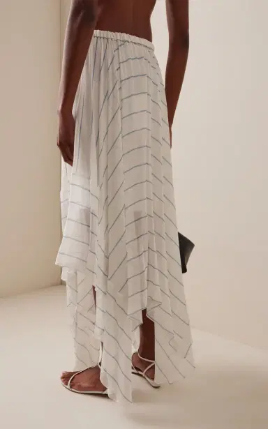 BONDI BORN Capri Silk Square Skirt | Thumbnail 4 BONDI BORN Capri Silk Square Skirt | Thumbnail 4
