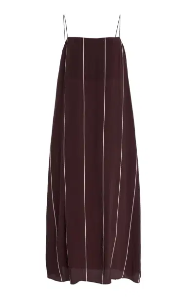 BONDI BORN Orta Striped Silk Maxi Slip Dress | Thumbnail 6 BONDI BORN Orta Striped Silk Maxi Slip Dress | Thumbnail 6