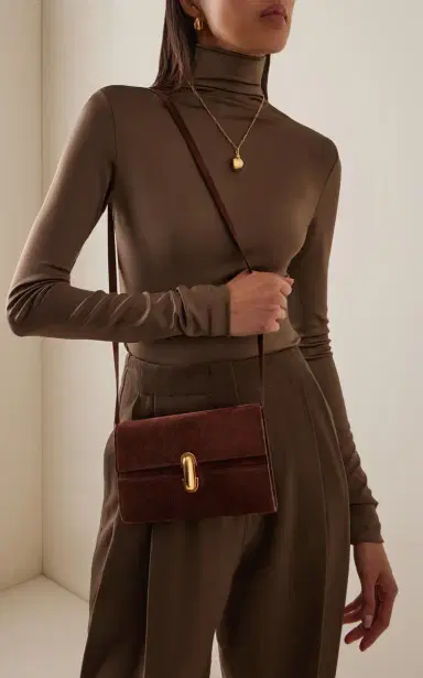 Savette Symmetry Suede Mini Bag | Thumbnail 2 Savette Symmetry Suede Mini Bag | Thumbnail 2