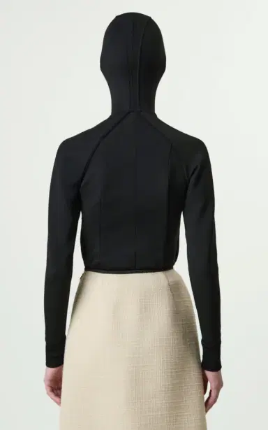 Valentino Garavani Structured Technical Jersey Sweatshirt | Thumbnail 4 Valentino Garavani Structured Technical Jersey Sweatshirt | Thumbnail 4