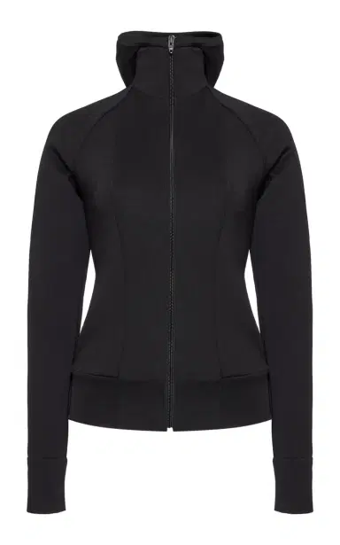 Valentino Garavani Structured Technical Jersey Sweatshirt | Thumbnail 1 Valentino Garavani Structured Technical Jersey Sweatshirt | Thumbnail 1