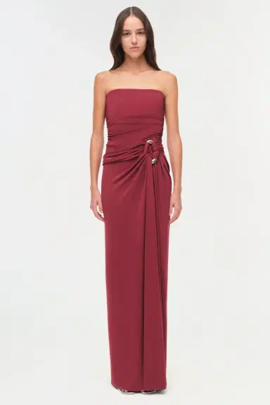 Simkhai Emma Strapless Jersey Gown | Thumbnail 6 Simkhai Emma Strapless Jersey Gown | Thumbnail 6