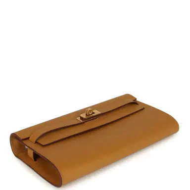 HERMÈS Hermes Kelly Wallet To Go Sesame Epsom Gold Hardware | Thumbnail 6 HERMÈS Hermes Kelly Wallet To Go Sesame Epsom Gold Hardware | Thumbnail 6
