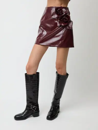 Aknvas The Liva skirt in bordeaux | Thumbnail 2 Aknvas The Liva skirt in bordeaux | Thumbnail 2