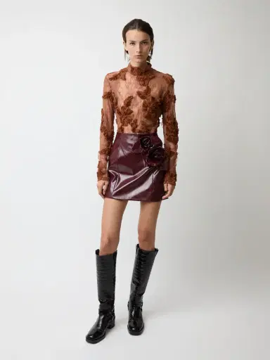 Aknvas The Liva skirt in bordeaux | Thumbnail 4 Aknvas The Liva skirt in bordeaux | Thumbnail 4