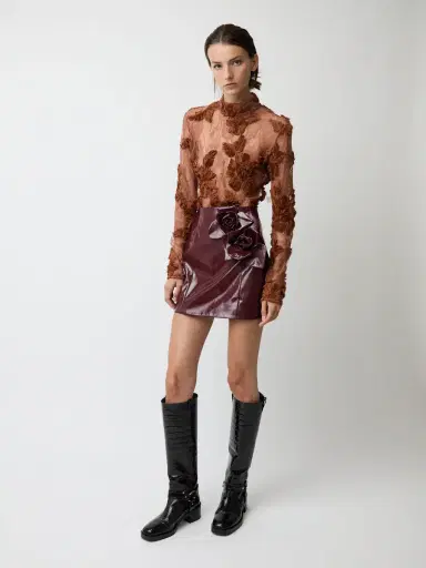 Aknvas The Liva skirt in bordeaux | Thumbnail 5 Aknvas The Liva skirt in bordeaux | Thumbnail 5