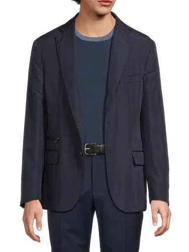 CORNELIANI Men's ID Tech Sport Jacket - Navy - Size 50 | Thumbnail 6 CORNELIANI Men's ID Tech Sport Jacket - Navy - Size 50 | Thumbnail 6