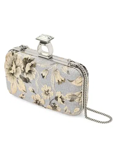 SACHIN & BABI Women's On The Rocks Printed Jacquard Clutch | Thumbnail 3 SACHIN & BABI Women's On The Rocks Printed Jacquard Clutch | Thumbnail 3