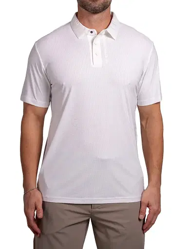 Maceoo Men's Ascension Polo Shirt - White - Size XXXXL | Thumbnail 2 Maceoo Men's Ascension Polo Shirt - White - Size XXXXL | Thumbnail 2