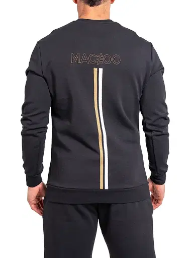Maceoo Men's Modish84 Sweater - Black | Thumbnail 6 Maceoo Men's Modish84 Sweater - Black | Thumbnail 6