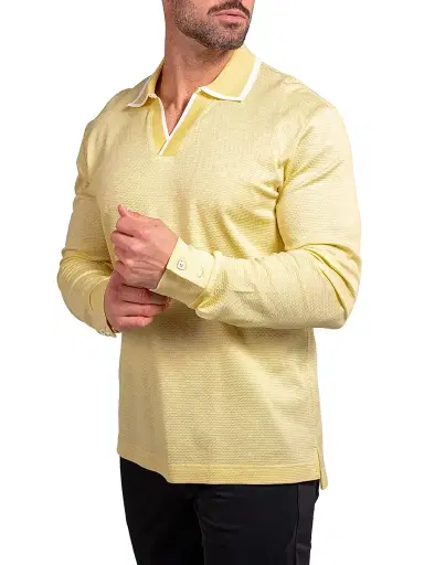 Maceoo Men's Ascension Knit Polo | Thumbnail 4 Maceoo Men's Ascension Knit Polo | Thumbnail 4