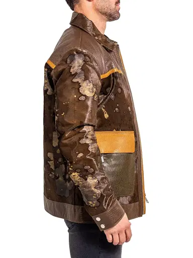 Maceoo Men's Ascension Leather Jacket - Multicolored | Thumbnail 4 Maceoo Men's Ascension Leather Jacket - Multicolored | Thumbnail 4