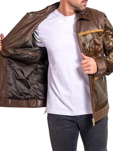 Maceoo Men's Ascension Leather Jacket - Multicolored | Thumbnail 9 Maceoo Men's Ascension Leather Jacket - Multicolored | Thumbnail 9