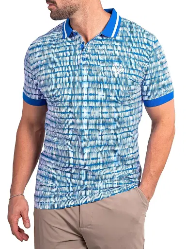 Maceoo Men's Ascension Polo Shirt - Blue | Thumbnail 3 Maceoo Men's Ascension Polo Shirt - Blue | Thumbnail 3